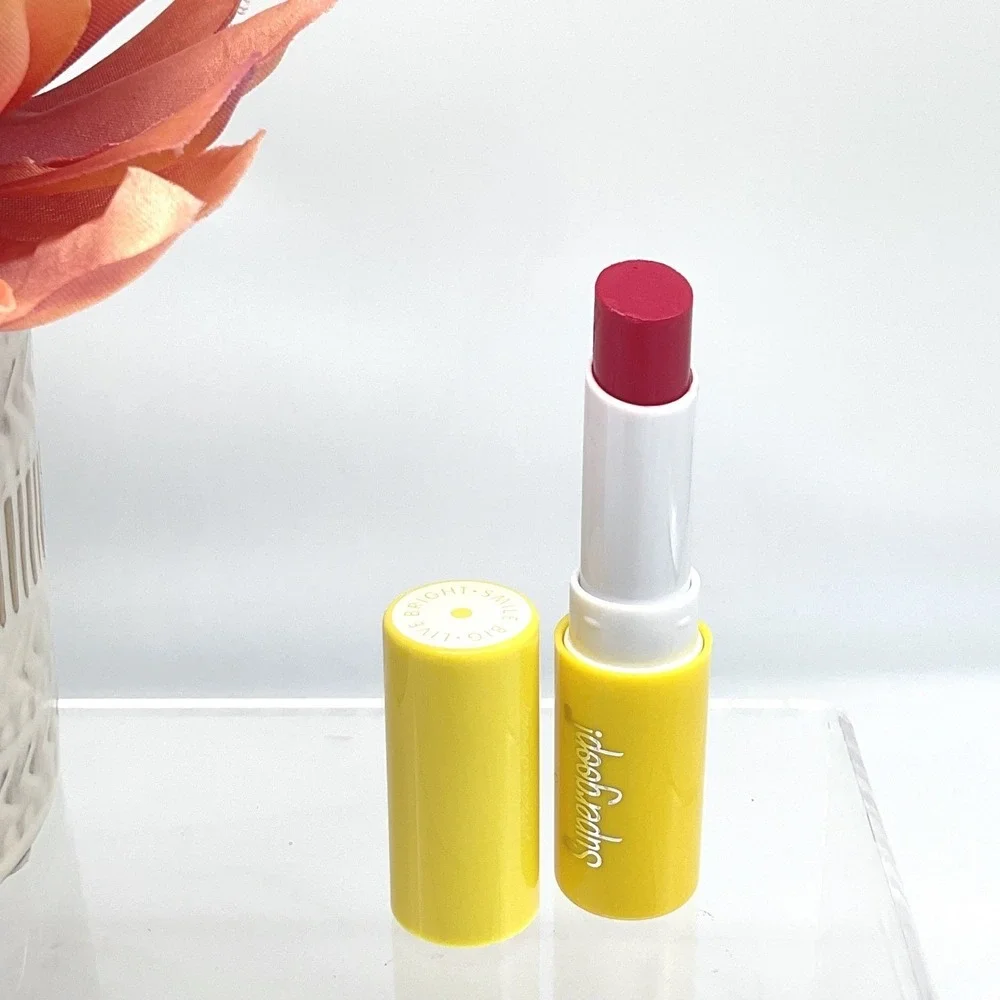 Supergoop Bright Smile SPF 30 Sunscreen Stick Shade Obsessed Fuschia NEW No Box